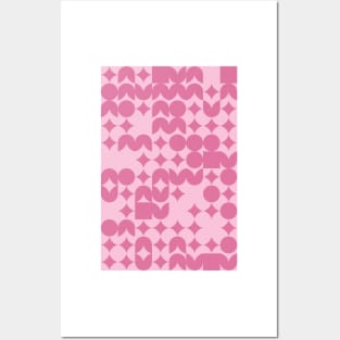 Valentines Day Geometric Pattern - Flowers #8 Posters and Art